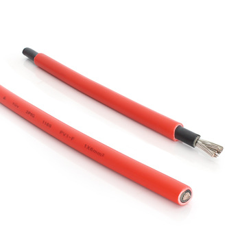 cable solar rojo